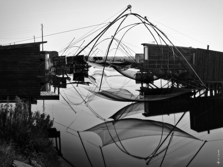 IMG 9899 Fishing Cabins BW fb